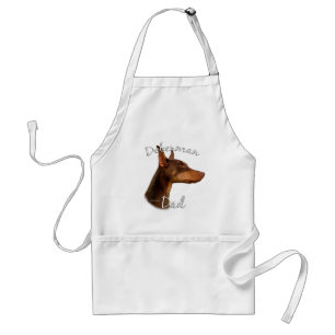 Doberman Pinscher (red) Dad 2 Standard Apron
