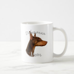 Doberman Pinscher (red) Mum 2 Coffee Mug