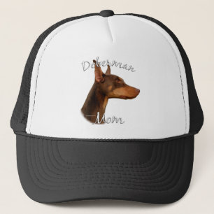 Doberman Pinscher (red) Mum 2 Trucker Hat