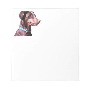 Doberman Pinscher Red Notepad