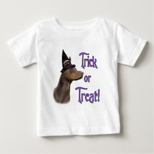 Doberman Pinscher (red) Trick Baby T-Shirt