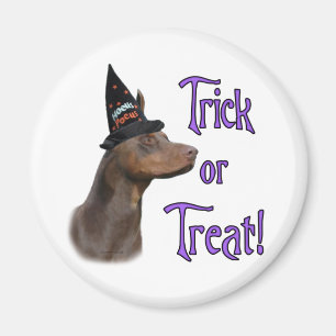 Doberman Pinscher (red) Trick Magnet