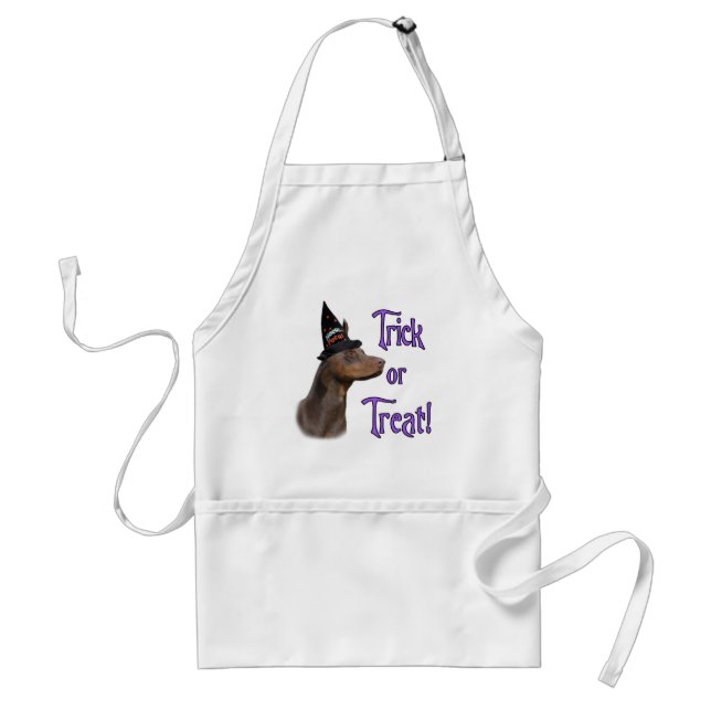 Doberman Pinscher (red) Trick Standard Apron (Front)