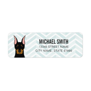 Doberman Pinscher Return Address Labels