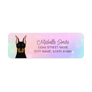 Doberman Pinscher Return Address Labels