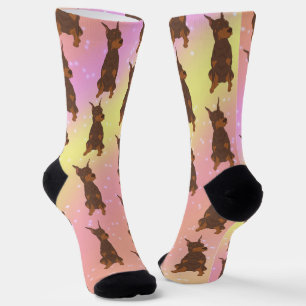 Doberman Pinscher  Socks