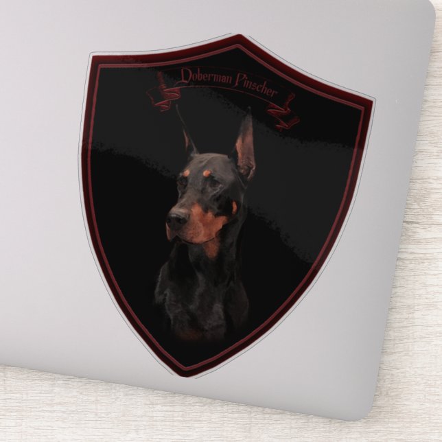 doberman pinscher  Sticker (Detail)