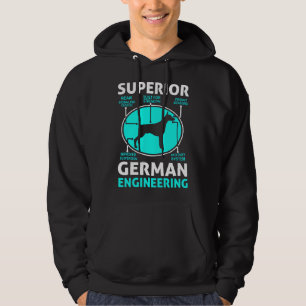 Doberman Pinscher Superior German Engineering 30 Hoodie
