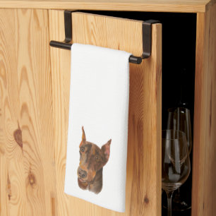 Doberman Pinscher Tea Towel