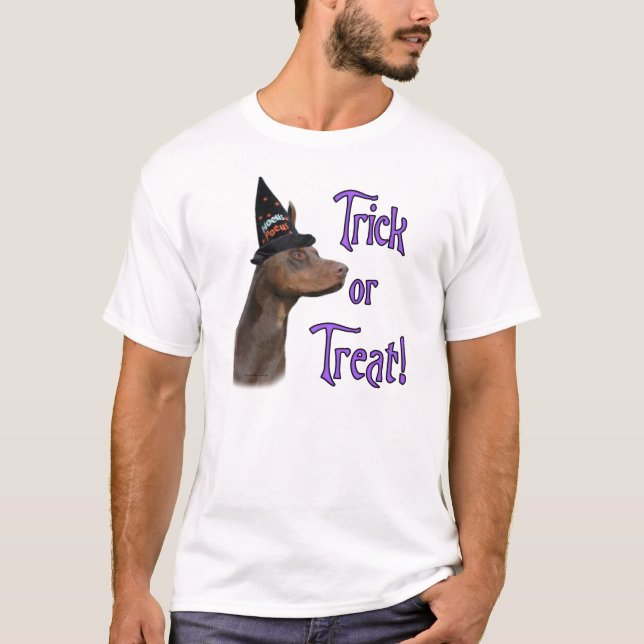 Doberman Pinscher Trick T-Shirt (Front)
