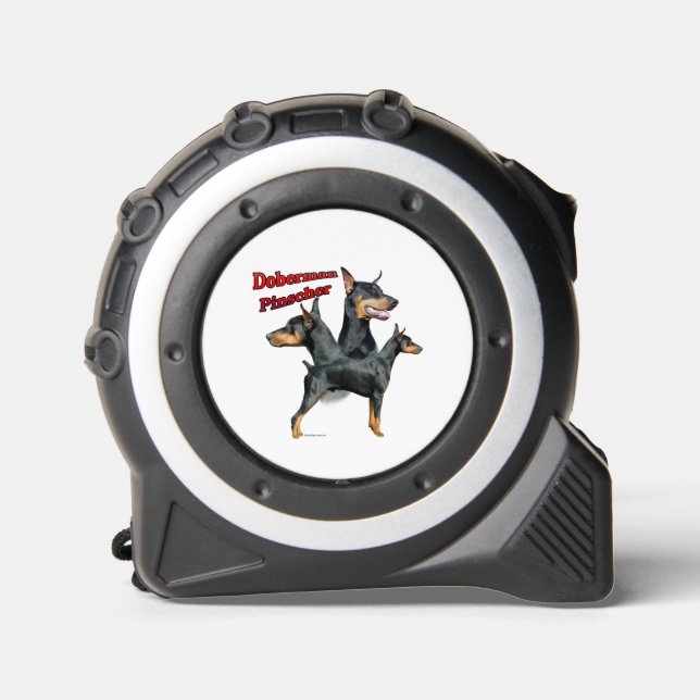 Doberman Pinscher Trio 2 - Keychain 1 (Front)