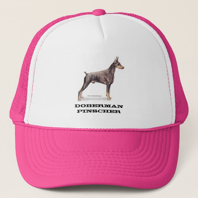 Doberman Pinscher Trucker Hat (Front)