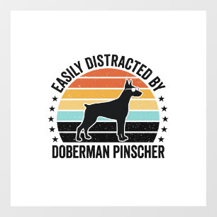 Doberman Pinscher Vintage Sunset Graphic Tee Desig