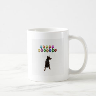 Doberman Pinscher wishing Happy New Year 2016 Coffee Mug