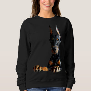 Doberman Puppy Dog Black And Tan Sweatshirt
