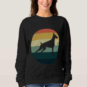 Doberman Retro Style Sweatshirt