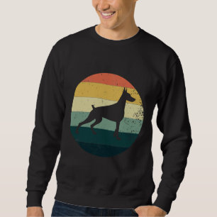 Doberman Retro Style Sweatshirt