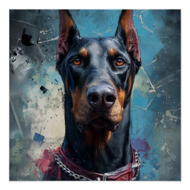 Doberman – Strength and Loyalty Poster (Front)