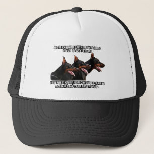 Doberman   T-Shirt Trucker Hat
