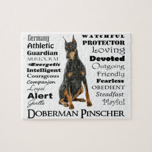 Doberman Traits Jigsaw Puzzle