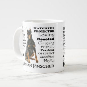 Doberman Traits Jumbo Mug