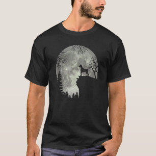 Dobermann And Moon Halloween T-Shirt