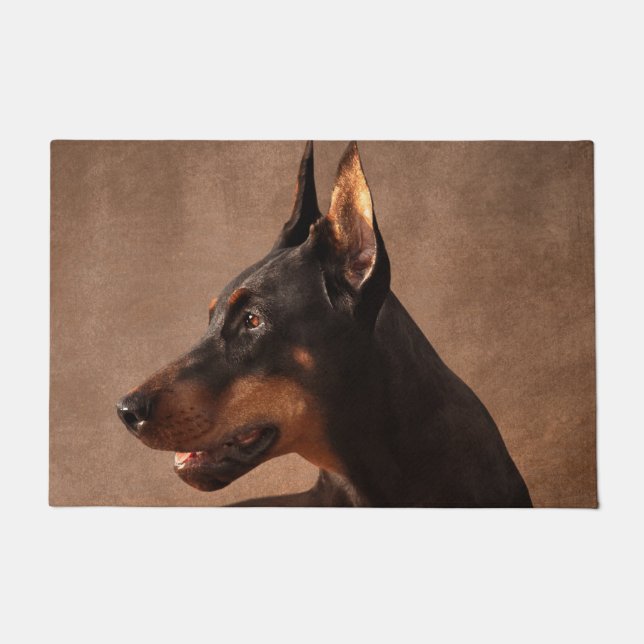 Dobermann - Doberman Pinscher Doormat (Front)