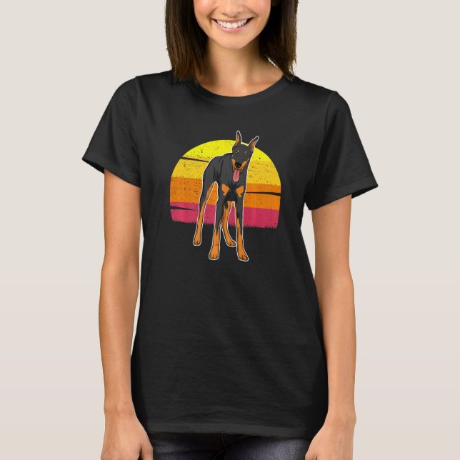 Dobermann Dog Breed  148 T-Shirt (Front)