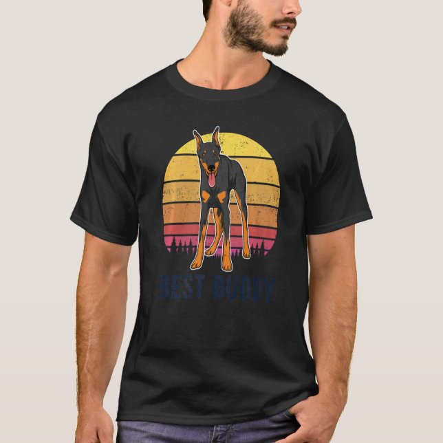 Dobermann Dog Breed  157 T-Shirt (Front)