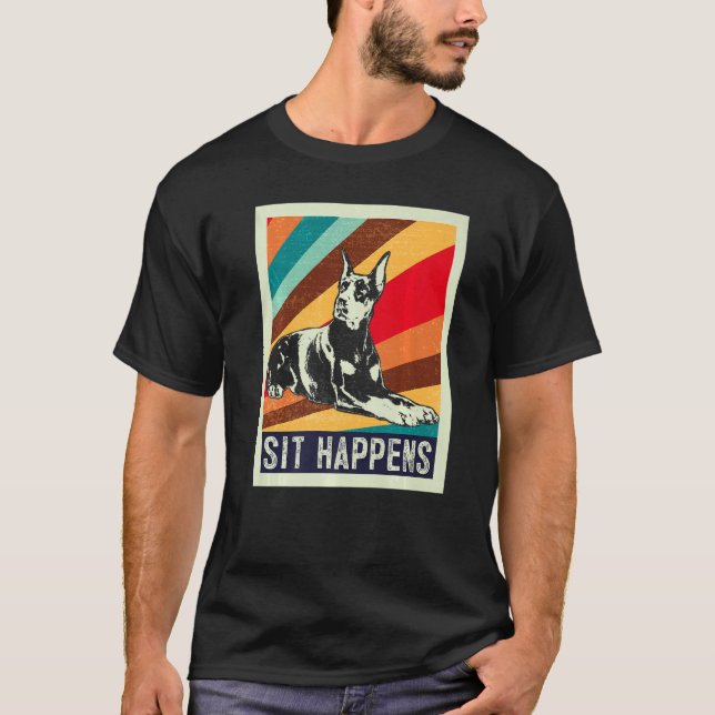 Dobermann Dog Breed  2 T-Shirt (Front)