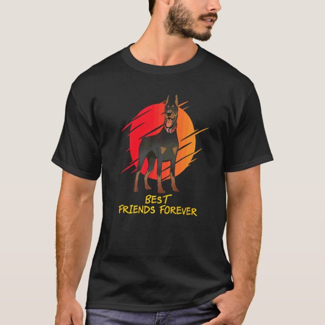 Dobermann Dog Breed  30 T-Shirt (Front)