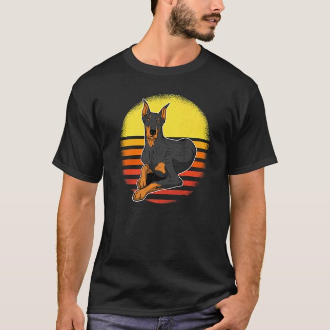 Dobermann Dog Breed  8 T-Shirt (Front)
