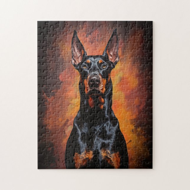 Dobermann  jigsaw puzzle (Vertical)