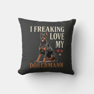 Dobermann Love Dog Lover Cushion