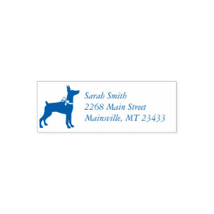 Dobermann Pinscher Baby Shower Puppy Dog Dobie  Self-inking Stamp
