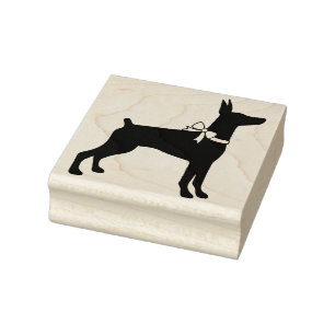 Dobermann Pinscher Dog Puppy Dobie Rubber Stamp
