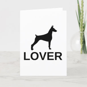 dobie lover holiday card
