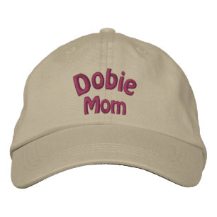 Dobie Mum Doberman Embroidered Cap