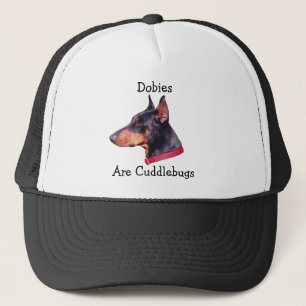 Dobies Are Cuddlebugs Doberman Dog Hat