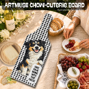 DOBRO Australian Shepherd charcuterie board