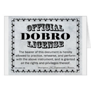 Dobro License