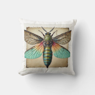 Dobsonfly 130924IREF224 - Watercolor Cushion