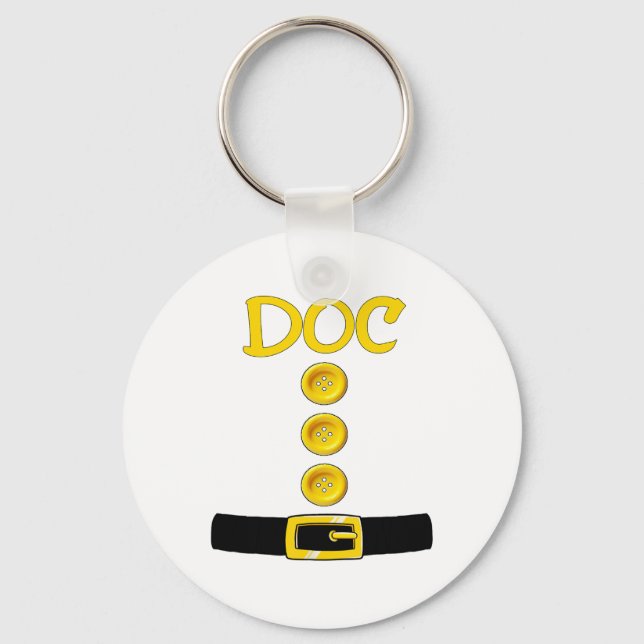 Doc Dwarf Halloween Costume Colour Matching Doc Dw Key Ring (Front)
