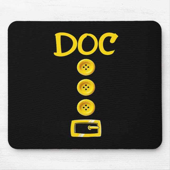 Doc Dwarf Halloween Costume Colour Matching Doc Dw Mouse Pad (Front)
