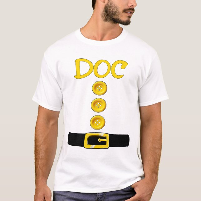 Doc Dwarf Halloween Costume Colour Matching Doc Dw T-Shirt (Front)