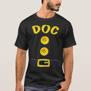 Doc Dwarf Halloween Costume Colour Matching Sleepy T-Shirt
