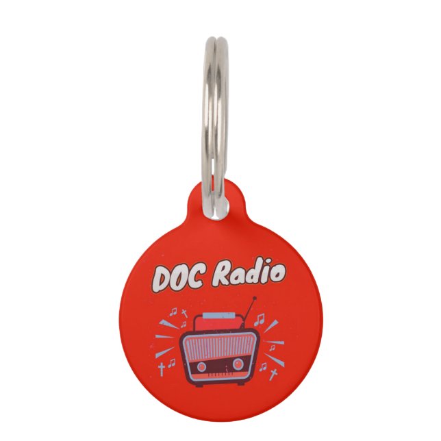 DOC Radio Pet Tag (Front)