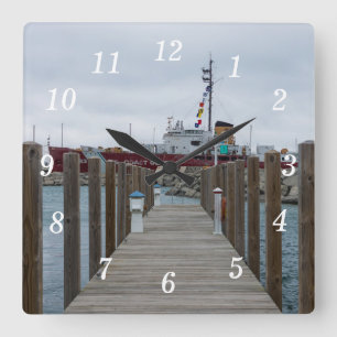 Dock and Icebreaker Museum Wall Clock