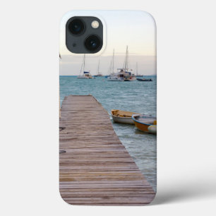 Dock and lobster pots iPhone 13 case