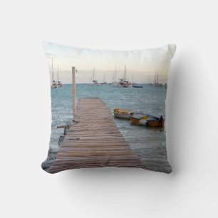 Dock and lobster pots cushion